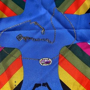 Kendra Scott Adjustable Necklace with Translucent Stone